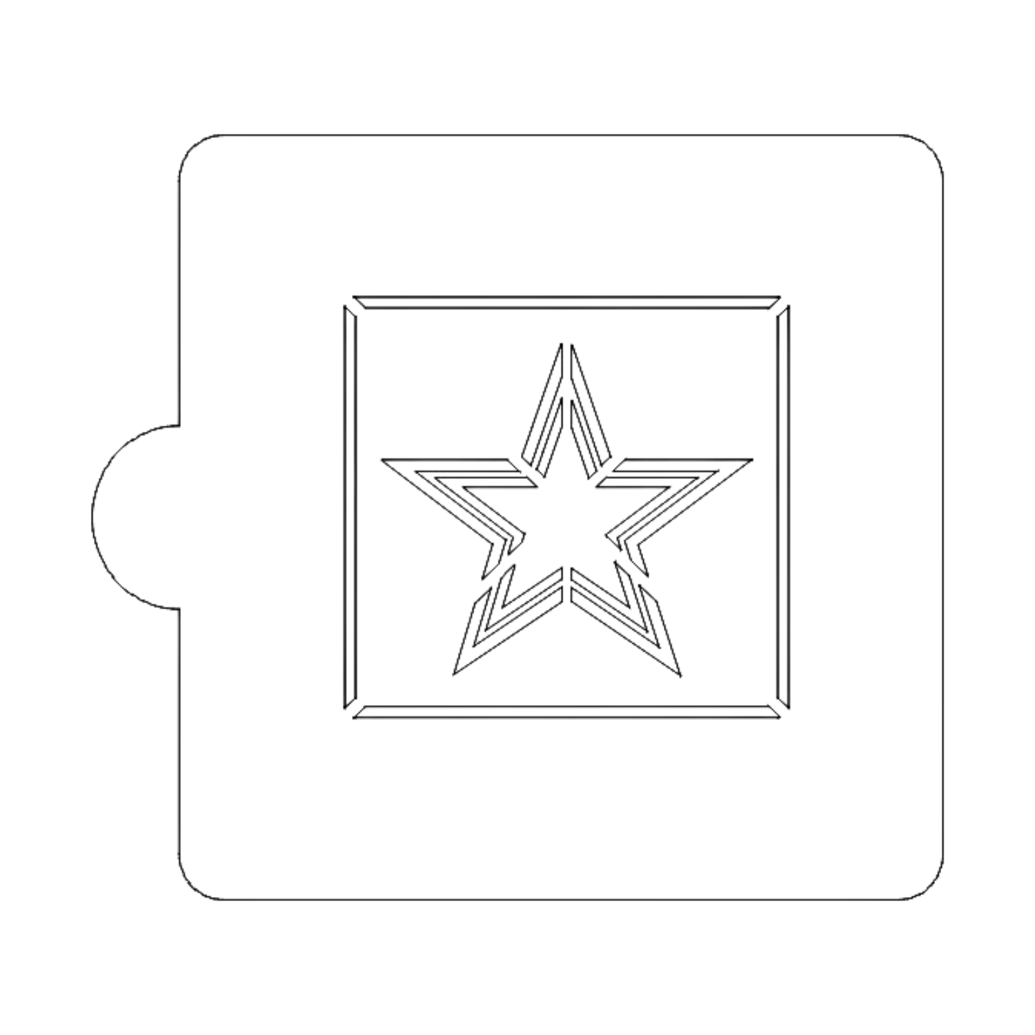 US Army Detailed Stencil for Cookie or Cakes USA Made LS3418 - $3.99