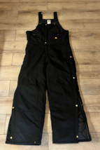 Vtg USA Carhartt Yukon Arctic R12 Quilted Insulated Bib Overalls Men&#39;s 3... - $142.47