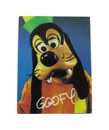 Vintage Goofy 1992 Walt Disney World Park Character Meeting Card w Fun F... - $9.49