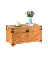 Vintiquewise 17.75 x 31.50 x 16 in. Barn Design Large Decorative Farmhou... - $461.88