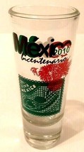 Mexico Bicentario 2010 Viva Mexico 4&quot; Collectible Shot Glass (5-83) - $11.47