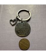 “Thank You Sister” Silver Tone Keychain Key Ring w/ Heart Charm - €5,12 EUR