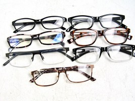 +1.25, LOT OF 7 Used Reading Glasses Readers Fashion Eyeglasses.   4/24 - $13.81
