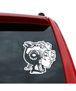 Tank Girl Vinyl Decal Sticker | Color: White | 5 inch Tall - $7.91