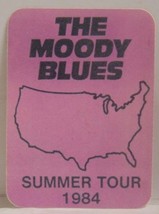 The Moody Blues - Vintage Original 1984 Cloth Concert Tour Backstage Pass - £9.41 GBP