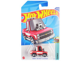 1983 Chevrolet Silverado Pickup Truck Red and White Diecast Car by Hot W... - €5,32 EUR