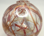 Vintage Art Glass Swirl Red White Ornament U258/15 - £32.06 GBP