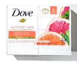 Dove Summer Care Refreshes Exfoliates Dehydrated Summer Skin 8 Bars Total - $29.99