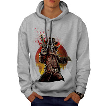 Wellcoda Western Cowboy Cool Skull Mens Hoodie, Gun Casual Hooded Sweatshirt - £25.79 GBP+