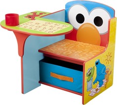 Delta Children Chair Desk With Storage Bin, Sesame Street - $969.09 MXN