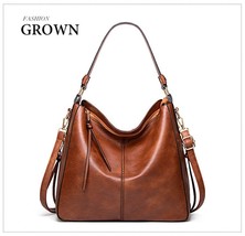 100% Leather Women Handbags 2023 New   Designer Famous  Messenger Ladies Casual  - £86.68 GBP