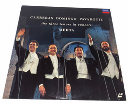 Carreras Domingo Pavarotti In Concert Laserdisc The Three Tenors 7 July 1990 - £7.62 GBP