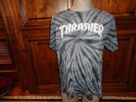 Vintage THRASHER Skateboard Magazine San Francisco  ty dye T-shirt Adult L Live - £22.92 GBP