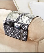 Quilted Furniture Armrest Cover w/ Pockets  Sofa Chair Arm Protector / H... - $24.59 CAD