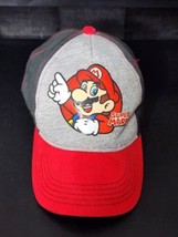 Nintendo Super Mario Bros Hat Youth Boys Baseball Cap Hat Adjustable  Snapback  - £9.42 GBP