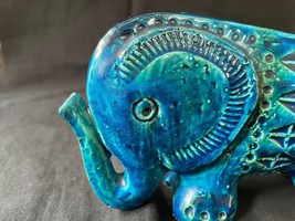 Bitossi  Rimini Blue elephant Ceramic Ornament Pottery Interior Italy Al... - £125.81 GBP