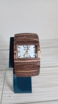 Da Vinci Women&#39;s Copper Tone Bracelet Watch - New Battery Installed - £10.25 GBP