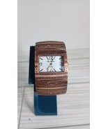 Da Vinci Women's Copper Tone Bracelet Watch - New Battery Installed - $12.86