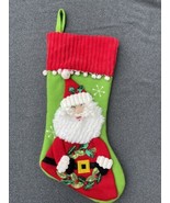 Festive Santa Christmas Decoration Stocking - £9.00 GBP