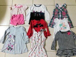 Toddler Girls Lot 8 Inc Dresses, 2 Pc Set, 1 Pc Sz 4/4T See Desc Preowned (R) - £19.97 GBP