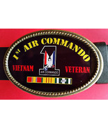 Vietnam Veteran 1st AIR COMMANDO Epoxy Belt Buckle - NEW - $22.94 CAD