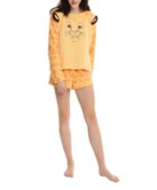 Disney Lion King Simba Fuzzy Pajama Set, Top and Shorts, sizes L, Large - £23.97 GBP