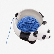 Panda Spiral Yarn Bowl - Ceramic Knitting &amp; Crochet Accessory for Moms, ... - £56.64 GBP