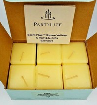 PartyLite Scent Plus Square Votive Candles New Box Ginger Lemon P3H/K02167 - £20.55 GBP