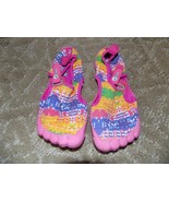 Newtz Barefoot Water Shoes Pink Blue Yellow Beach Surf Boat Size 11/12 G... - €16,34 EUR