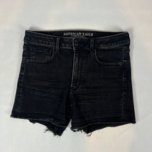 American Eagle Super Hi-Rise Shortie Super Super Stretch Womens Shorts S... - $18.99