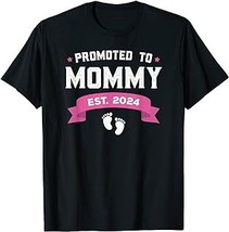 Promoted To Mommy Est. 2024 New Mom Gift First Mommy T-Shirt - £12.59 GBP+