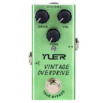 YUER Vintage Overdrive Electric Guitar Effects Pedal Mini True Bypass ✅ New - £23.31 GBP