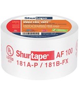 Shurtape AF 100 UL 181A-P/B-FX Listed/Printed Aluminum Foil Tape, 72mm x... - £14.80 GBP