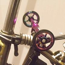 Litepro Eazy Wheels Extender + Eazy Wheels For Brompton Folding Bicycle In Purpl - £104.96 GBP