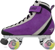 Bont Parkstar Purple Suede Professional Roller Skates For Park Ramps Bowls - £317.82 GBP