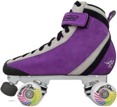 Bont Parkstar Purple Suede Professional Roller Skates For Park Ramps Bowls - £301.66 GBP