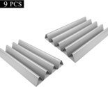 9 Pcs Flavorizer Bars 18&quot; Stainless Steel Burner Covers for Weber Summit... - $111.99