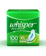 Whisper Ultra Clean Sanitary Pads (15 Count) XL wings  Free Shipping - $16.43 CAD