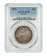 1873 50C PCGS XF45 (Arrows) - £398.81 GBP