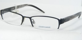 Cour Carre CC0590 C04 Black Eyeglasses Glasses Metal Half Rim Frame 51-18-140mm - £60.82 GBP
