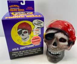 Vintage Trendmasters Talking Electronic Pirate Skull Sound Activated - £29.03 GBP