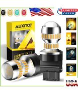 Pack of 2 3157 Amber Yellow LED Turn Signal Bulbs - 400% Brighter, Energ... - $738.34 MXN