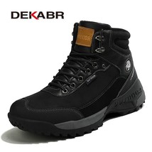 DEKABR New Arrival Men Boots Non-slip Autumn Winter Ankle Boots High Quality Wor - £62.26 GBP