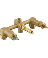Widespread 1/2&quot; ceramic in-wall three-handle valve system with integral ... - €85,61 EUR