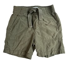 Old Navy Green Cotton Nylon Elastic Waist Pull On Shorts Size 18-24 Month - $5.57