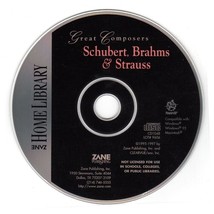 Zane: Great Composers: Schubert, Brahms &amp; Strauss (Win/Mac) - NEW CD in SLEEVE - £3.11 GBP