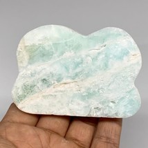 117.9g, 3&quot;x2.1&quot;x0.4&quot;, Natural Caribbean Calcite Cloud Crystal @Afghanistan, B319 - £23.59 GBP