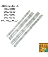 LED Strips for LG 60UJ6300 60UJ6050 60UJ630V 60UJ634V 60UJ63_UHD_A - $573.03 MXN