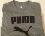 Puma Gray Tee T Shirt Large Short Sleeve Sh1 - £7.00 GBP