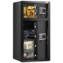 VEVOR Double Doors 5.5 cu.ft Safe Box with Key Lock &amp; Password, Safe Loc... - $223.90